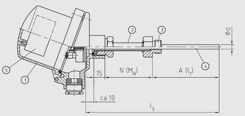 Термометр Pt100 TR10-B фото 3